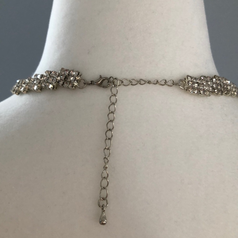 RHINESTONE NECKLACE - Picture 2 of 2